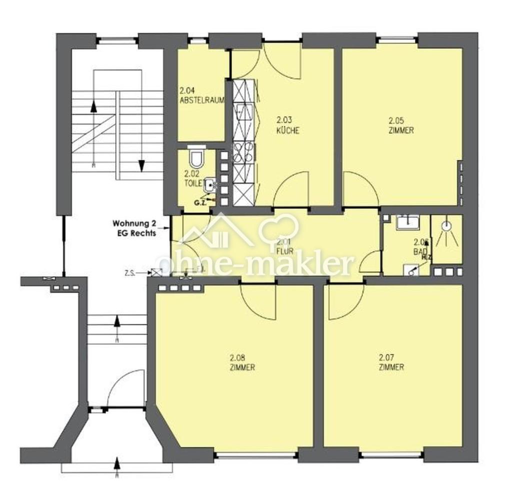 Gepflegte 3-Zimmer-Wohnung mit Einbauküche in Wilhelmshaven - Photo 5