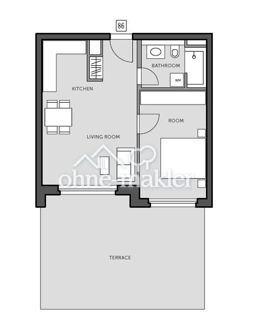 High Park - Exklusive 2-Zimmer-Wohnung mit Terrasse im 4. OG - Photo 3