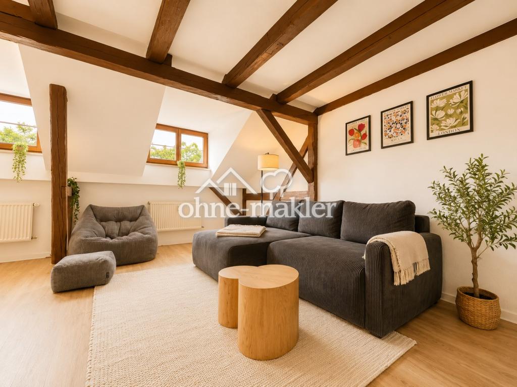 Voll möblierte Dachgeschosswohnungen im Herzen von Zwickau – 2 bis 3 Zimmer & Loft - Foto 3