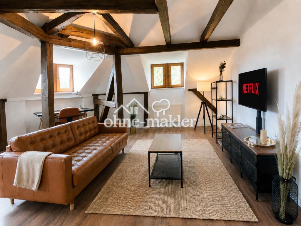 Voll möblierte Dachgeschosswohnungen im Herzen von Zwickau – 2 bis 3 Zimmer & Loft - Photo 1