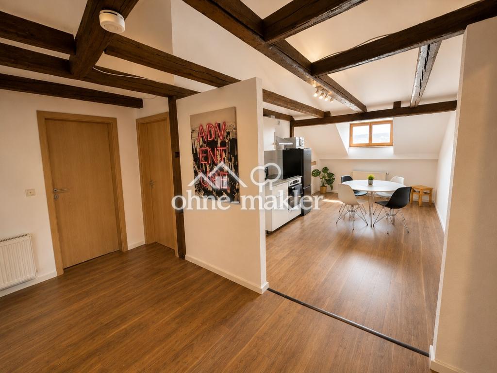 Voll möblierte Dachgeschosswohnungen im Herzen von Zwickau – 2 bis 3 Zimmer & Loft - Foto 1