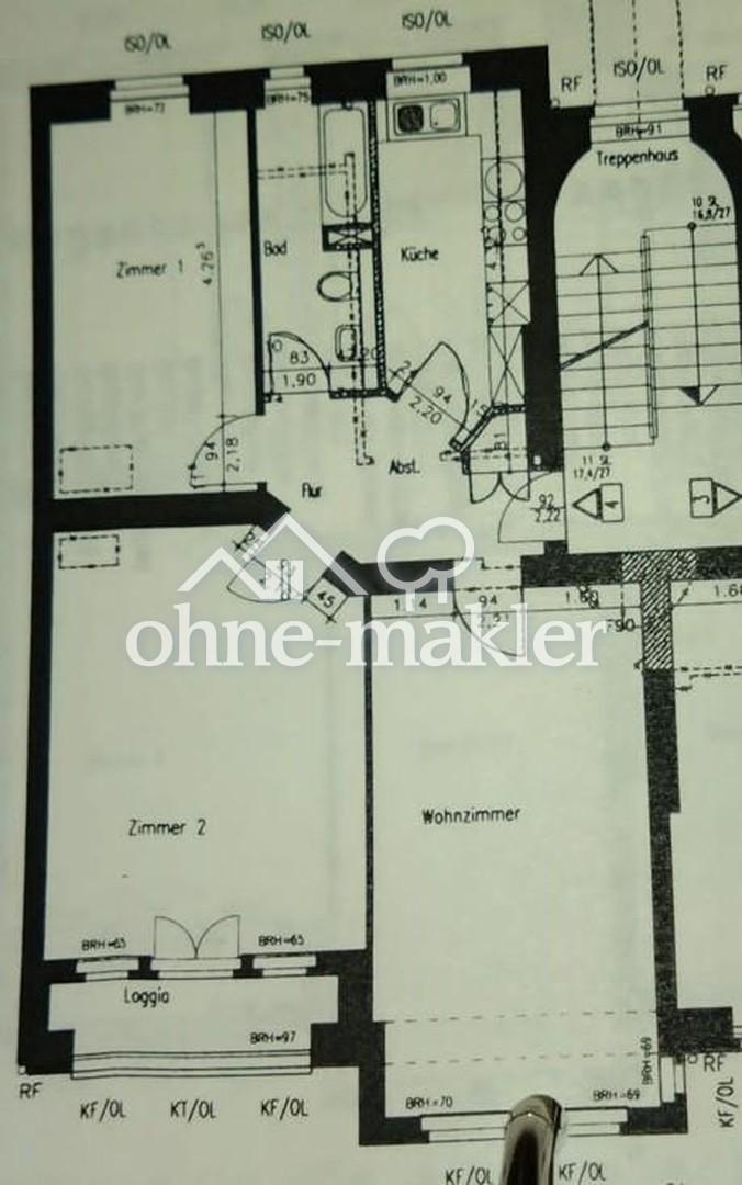 3-Zimmer-Altbau mit Stuck, Parkett und Loggia - Photo 4