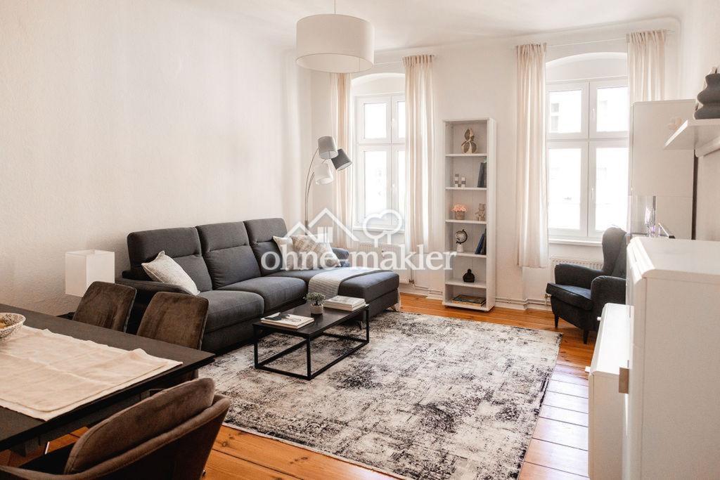 Furnished & fully equipped: bright 2-room apartment (Altbau) with wooden flooring in Berlin-Mitte - Photo 3