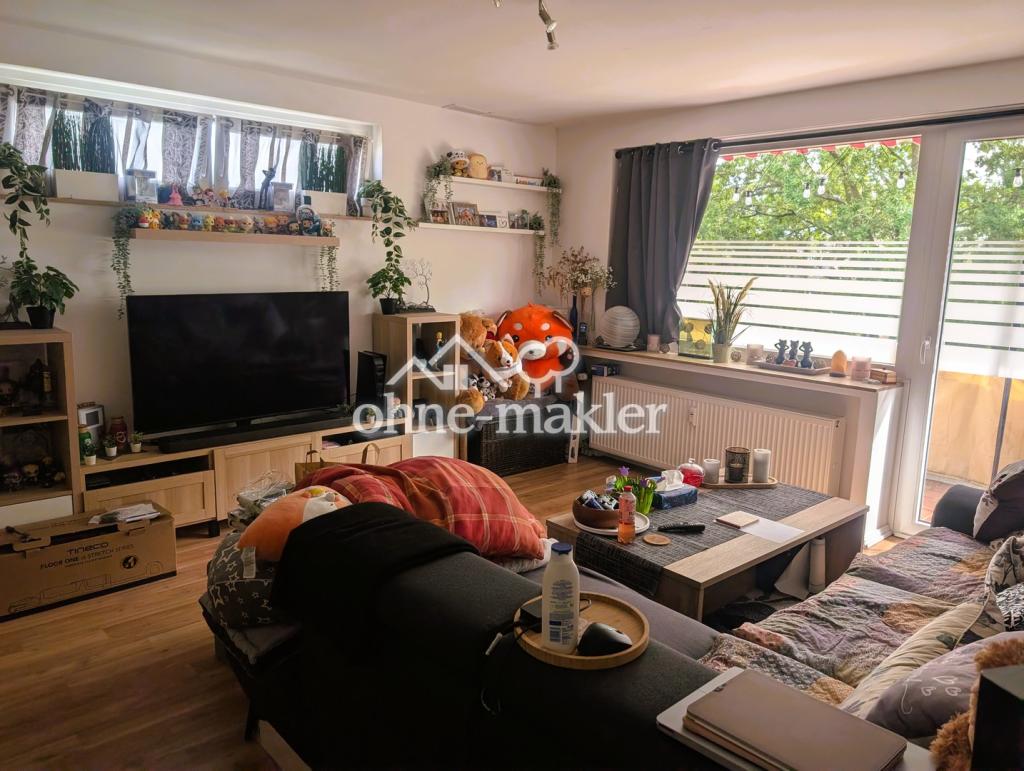 Helle, sanierte 3-Zimmer-Wohnung mit Südwest-Balkon und zentraler Lage – provisionsfrei - Foto 2