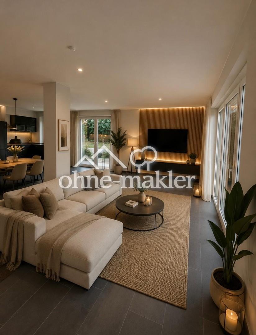 Modernes Zuhause im Grünen - helle Doppelhaushälfte in ruhiger, ländlicher Lage - Foto 1