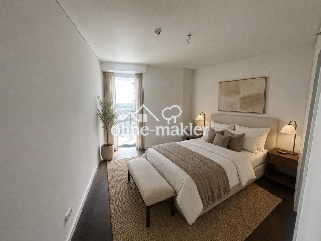 Skyline Living voll möblierte 4-Zimmer-Residenz mit Balkon, Concierge & Stellplatz - Foto 2