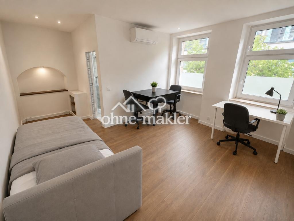 Vollmöbliertes 1-Zimmer-Apartment – Erstbezug nach Modernisierung mit Einbauküche & Klimafunktion - Photo 1
