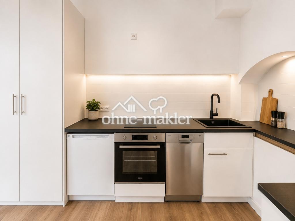 Vollmöbliertes 1-Zimmer-Apartment – Erstbezug nach Modernisierung mit Einbauküche & Klimafunktion - Photo 3