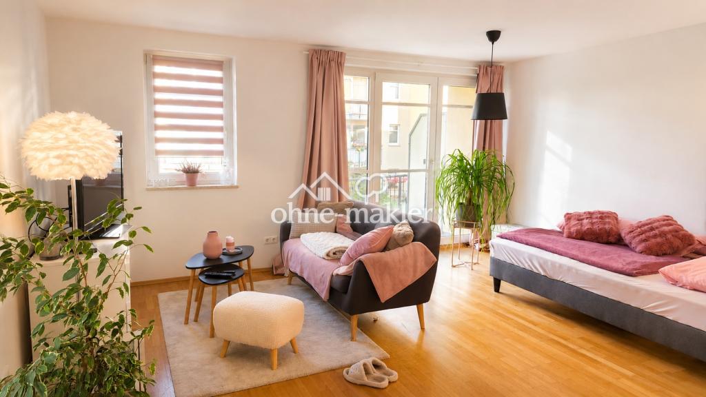 Helle Wohlfühloase mit Balkon und Blick ins Grüne - Foto 1
