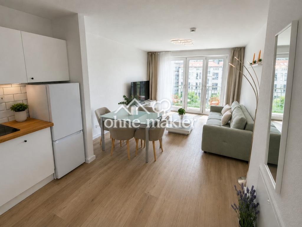 Alexanderplatz: Ruhige, möblierte 2-Zimmer-Neubauwohnung mit Tiefgarage und Doorman-Service - Foto 3