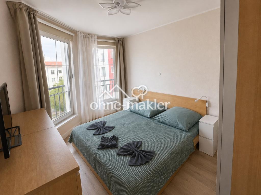 Alexanderplatz: Ruhige, möblierte 2-Zimmer-Neubauwohnung mit Tiefgarage und Doorman-Service - Foto 4
