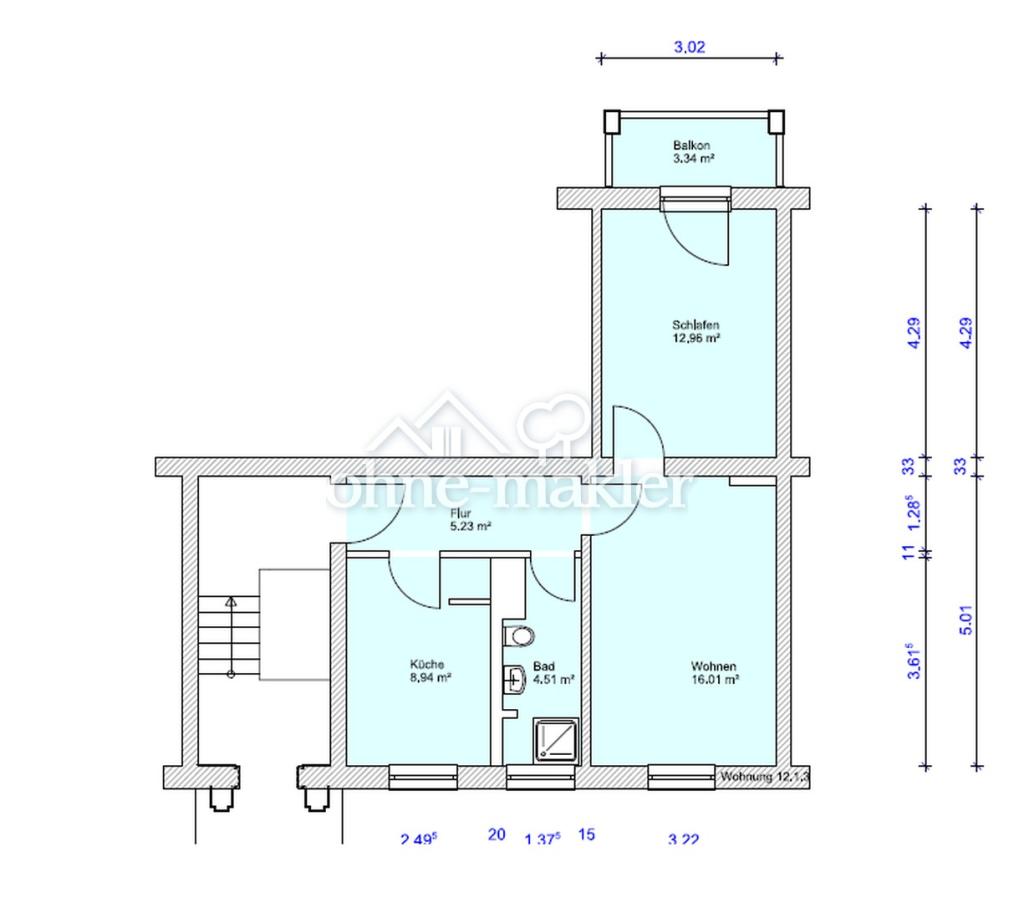 2-Raum Wohnung / Stadtfeld West / 50m² - Photo 5