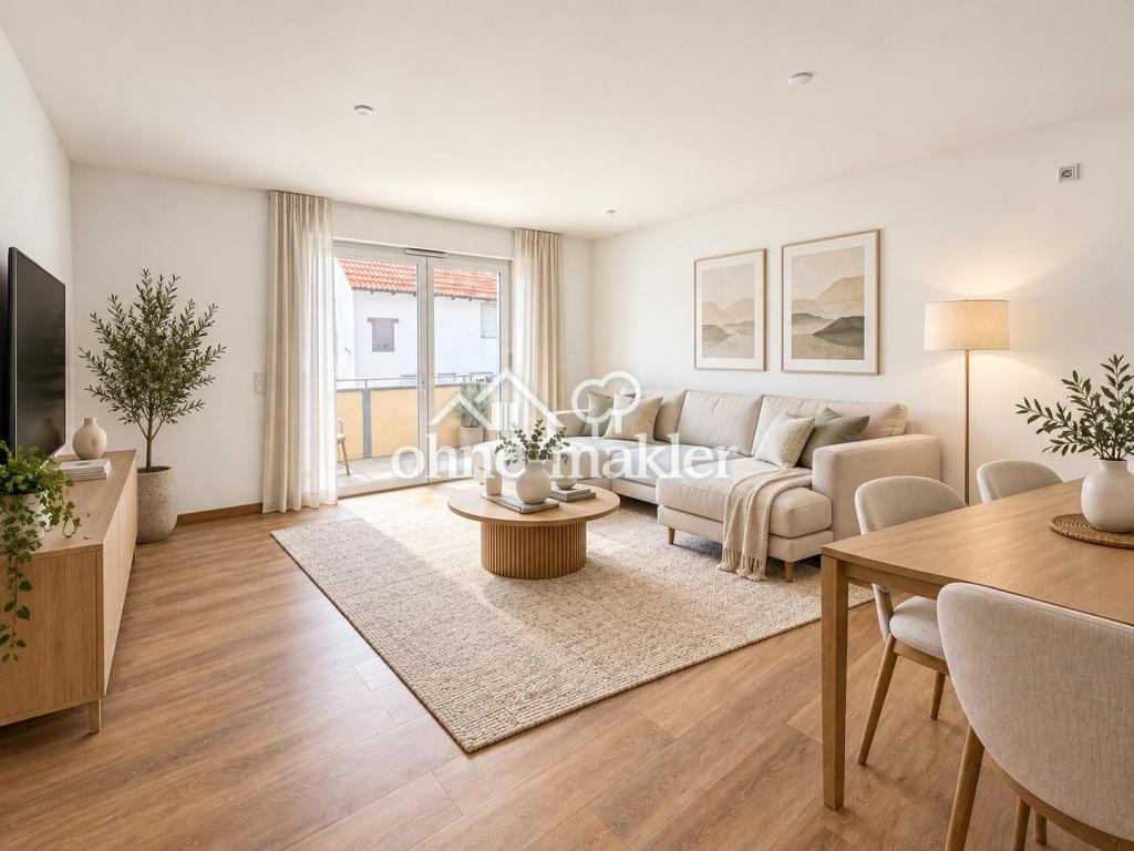 Barrierefreie 2-Zimmer-Neubauwohnung mit Balkon & Aufzug - Photo 1