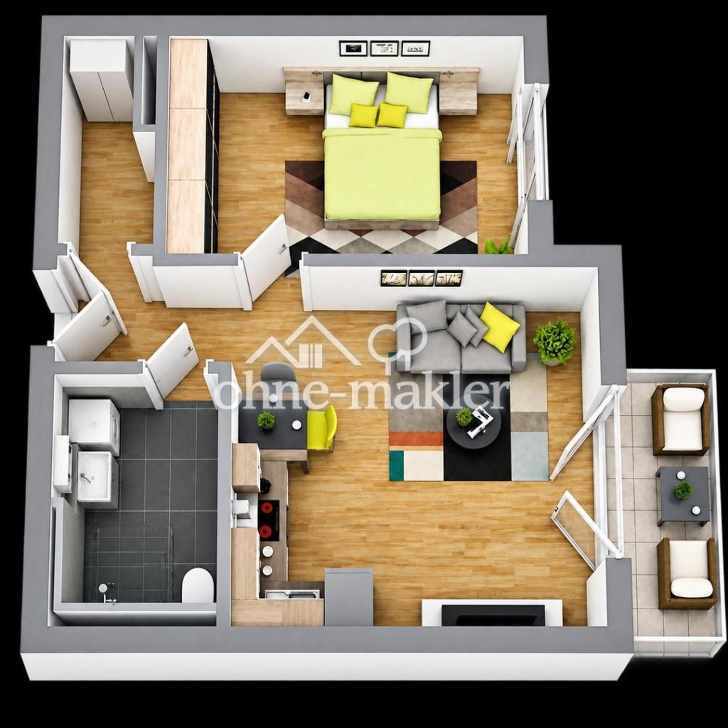 Barrierefreie 2-Zimmer-Neubauwohnung mit Balkon & Aufzug - Photo 5