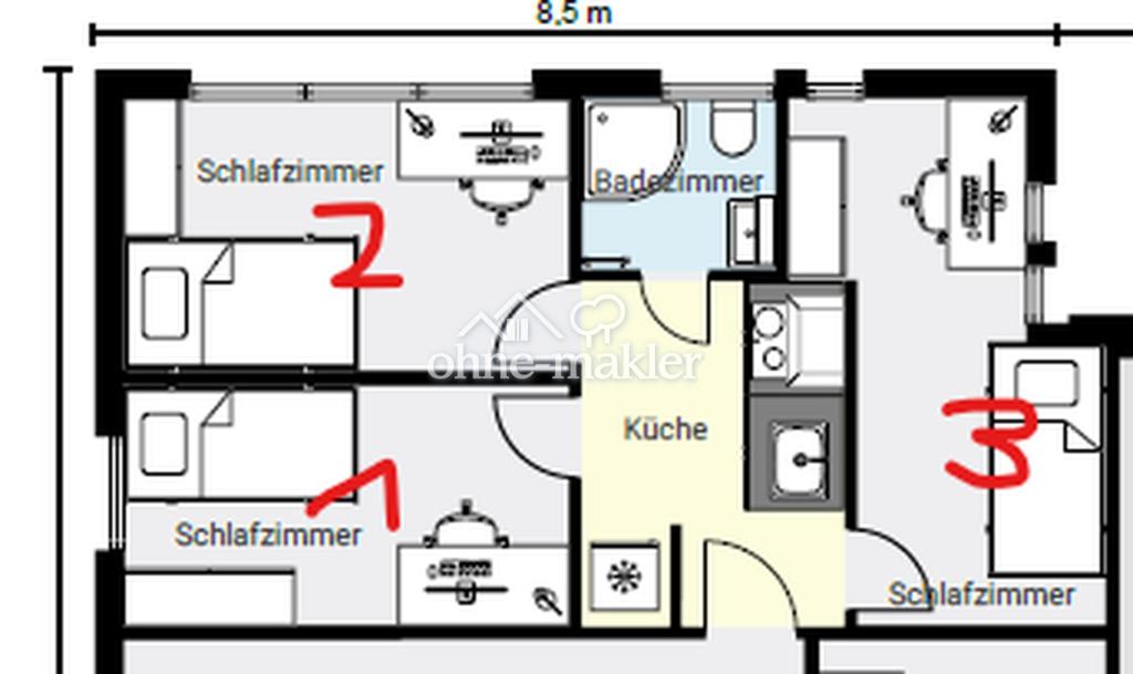 Möbliertes WG Zimmer in 3er Frauen WG | ab 01.11.2026 - Foto 5