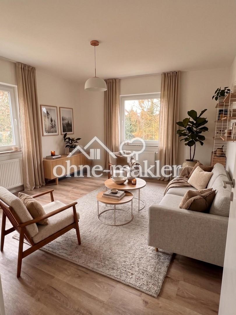 Erstbezug nach umfassender Sanierung: Helle 3-Zimmer-Wohnung mit EBK, Balkon & Garage - Foto 1