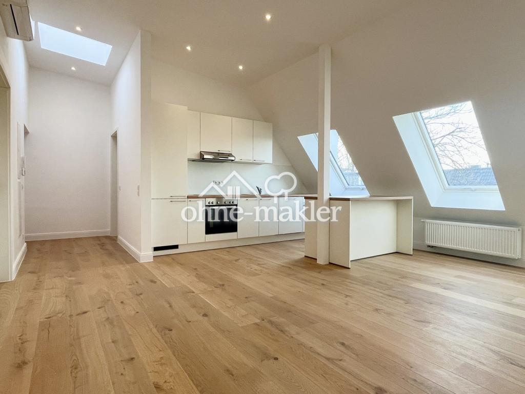 Dachgeschosswohnung mit Klimaanlage | 3 Zimmer | WG möglich | komplett saniert | Einbauküche - Photo 2