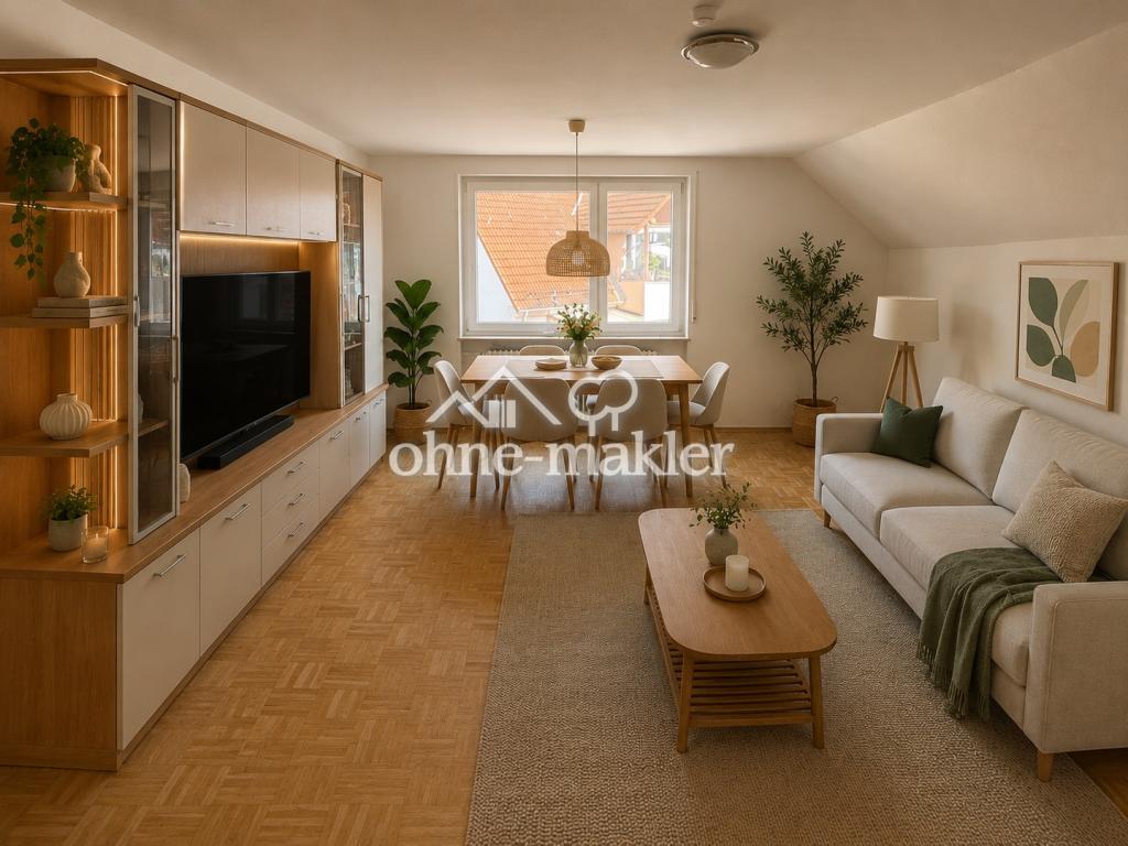 Dachgeschosswohnung in ruhiger Lage - Foto 1