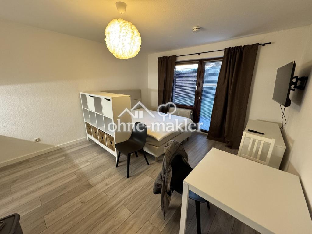 1 Zi Wohnung Bovenden möbliert mit Balkon ideal für Studenten / Singles - Foto 4