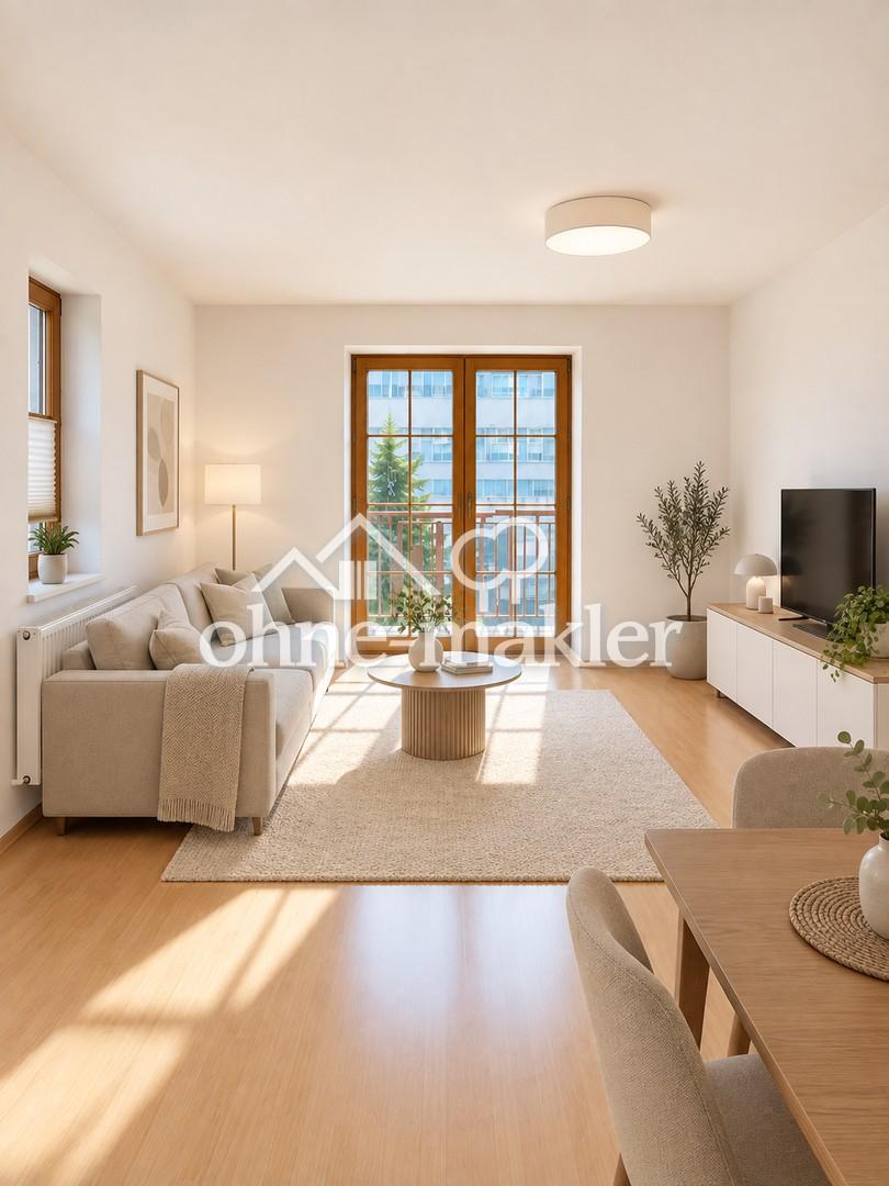 Helle 2,5 Raum Wohnung mit Balkon - Im Herzen von Cossebaude - Foto 1
