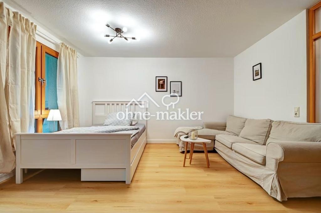 Modern möblierte 1-Zimmer-Wohnung mit Terrasse und TG-Stellplatz in ruhiger Lage in Böblingen - Foto 2