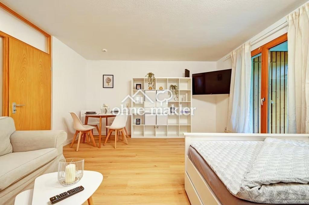 Modern möblierte 1-Zimmer-Wohnung mit Terrasse und TG-Stellplatz in ruhiger Lage in Böblingen - Foto 3