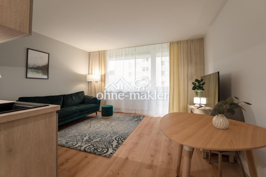 Schöne 1,5 Zimmer Wohnung nähe S-Bahn - mit Balkon, Einbauküche, modern - Photo 3