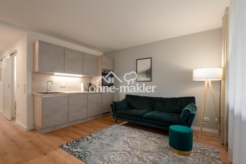 Schöne 1,5 Zimmer Wohnung nähe S-Bahn - mit Balkon, Einbauküche, modern - Photo 1