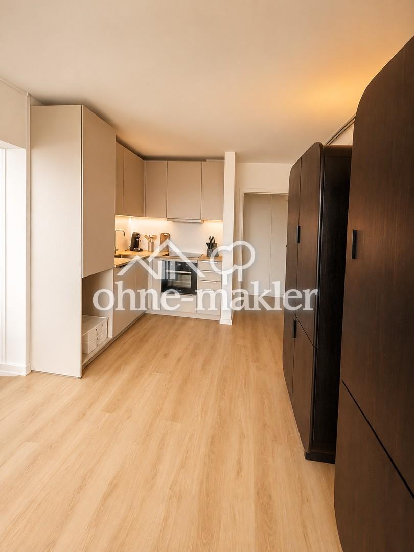 Fully furnished high-rise residence – 29th floor – panoramic views over Hamburg - Photo 5