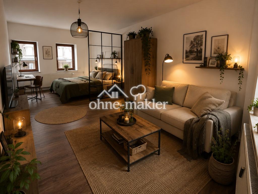 ** 645 € warm ** 3 Min zu Fuß in die City und zur Altstadt: Hübsche, helle 1 Zi-Wohnung im Hof - Foto 1