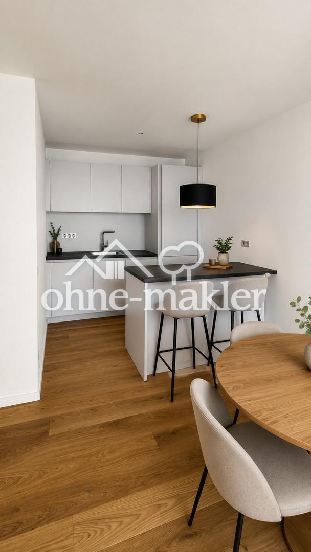 Charmante 2,5-Zimmer-Wohnung im ruhigen Rückgebäude (Erstbezug nach Kernsanierung) - Foto 4