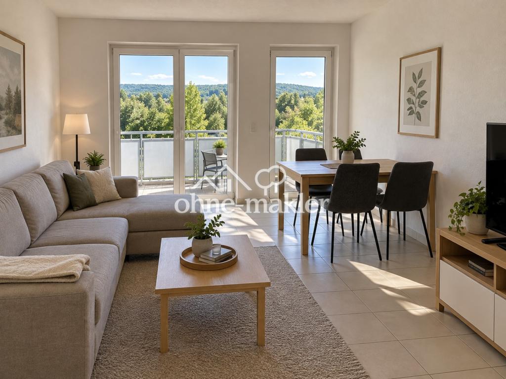 Schöne 2-Zimmer-Wohnung mit 4 Balkonen, Tageslichtbad & Stellplatz - Photo 1