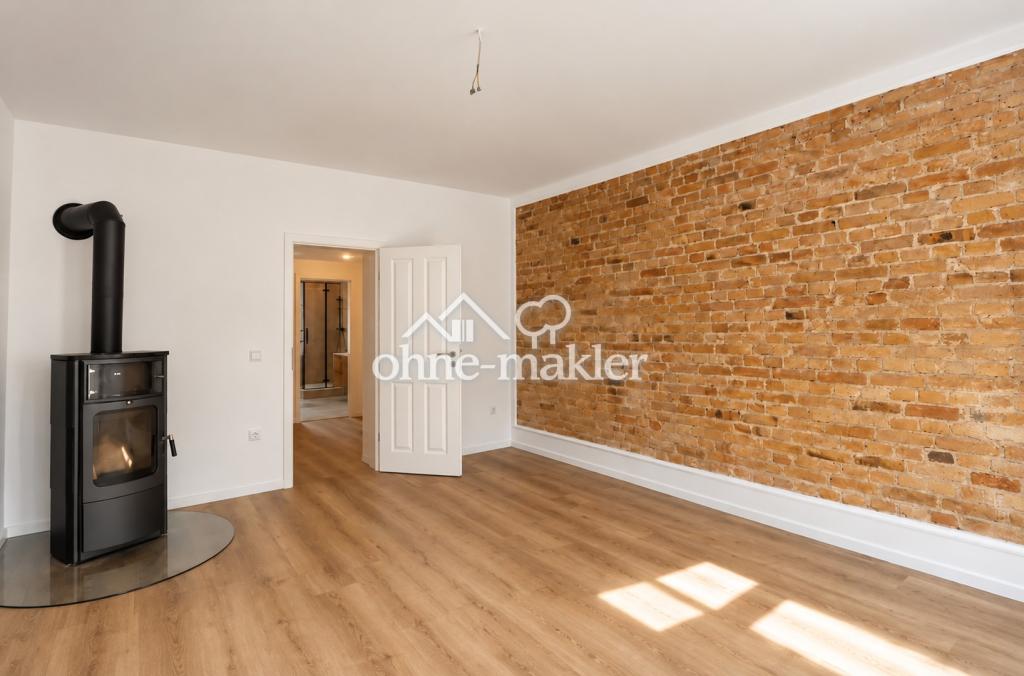 Stilvoll sanierte 3-Zimmer-Wohnung mit Kaminofen, Sichtziegelwänden & hochwertigem Bad - Foto 1