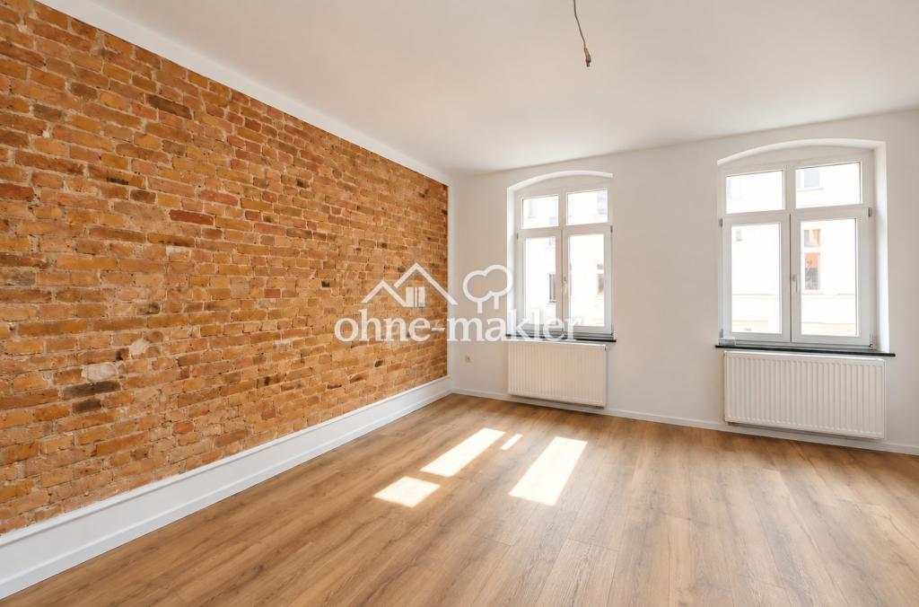 Stilvoll sanierte 3-Zimmer-Wohnung mit Kaminofen, Sichtziegelwänden & hochwertigem Bad - Foto 3