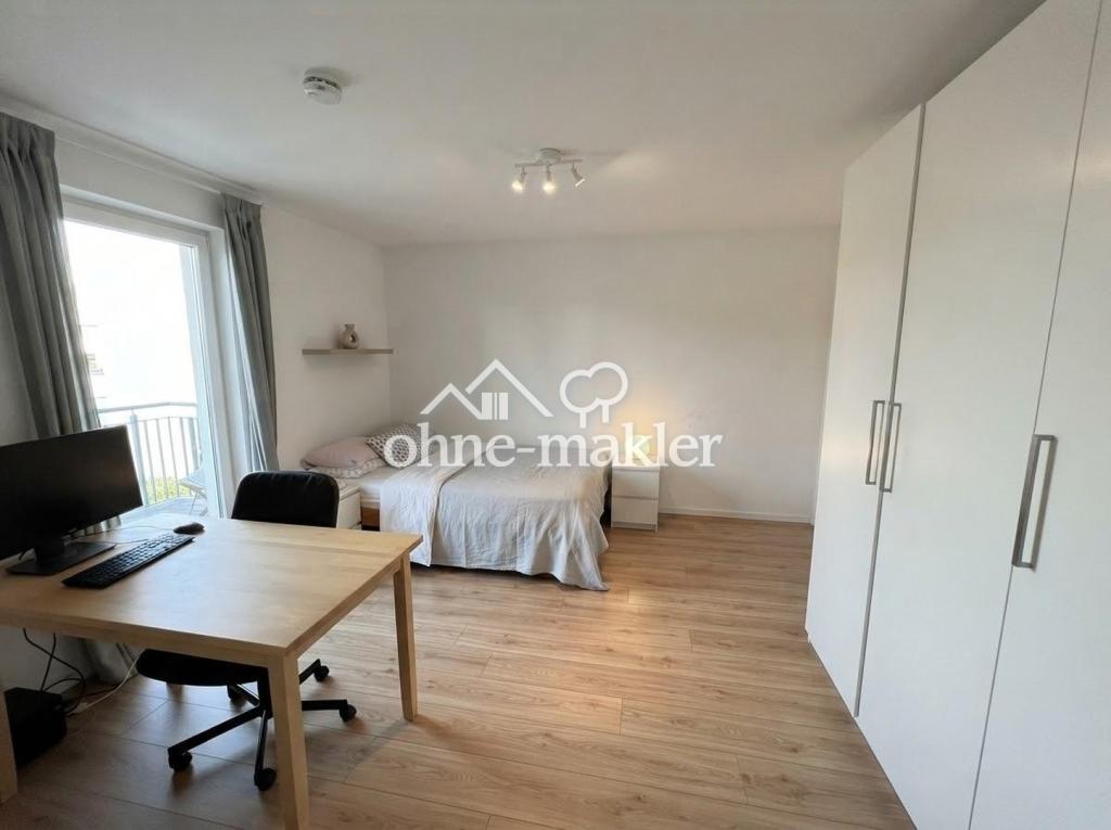 Möbiliertes 1-Zimmer-Apartment mit Balkon in Top-Lage in Erlangen - Photo 1