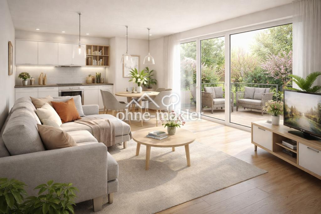 Neubau 2 Zimmerwohnung in Neufahrn b. Freising - Foto 1
