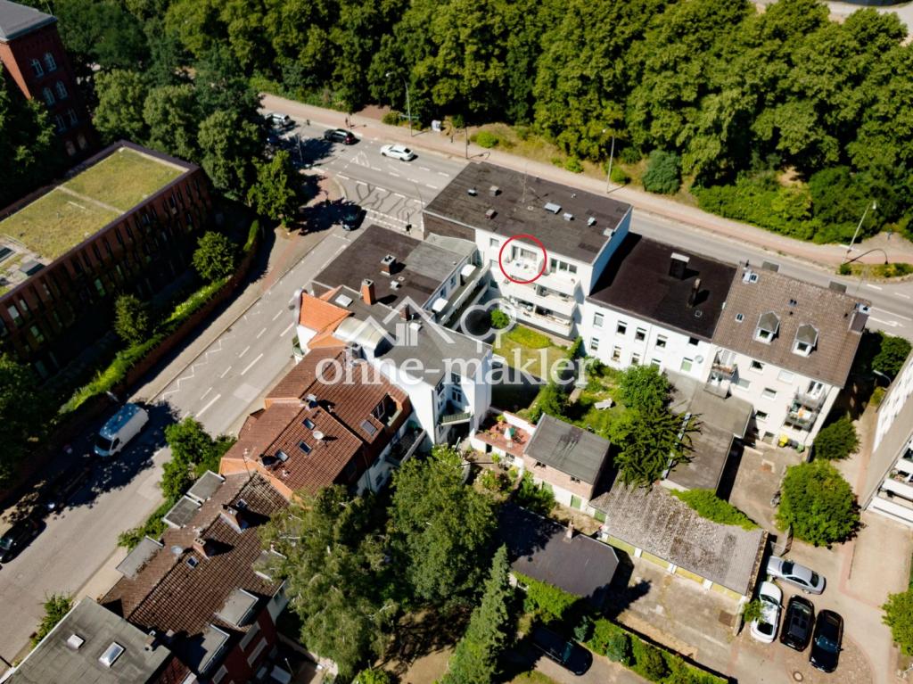 Helles 1-Zi-Appartment nahe der TU Hamburg mit Balkon - Foto 1