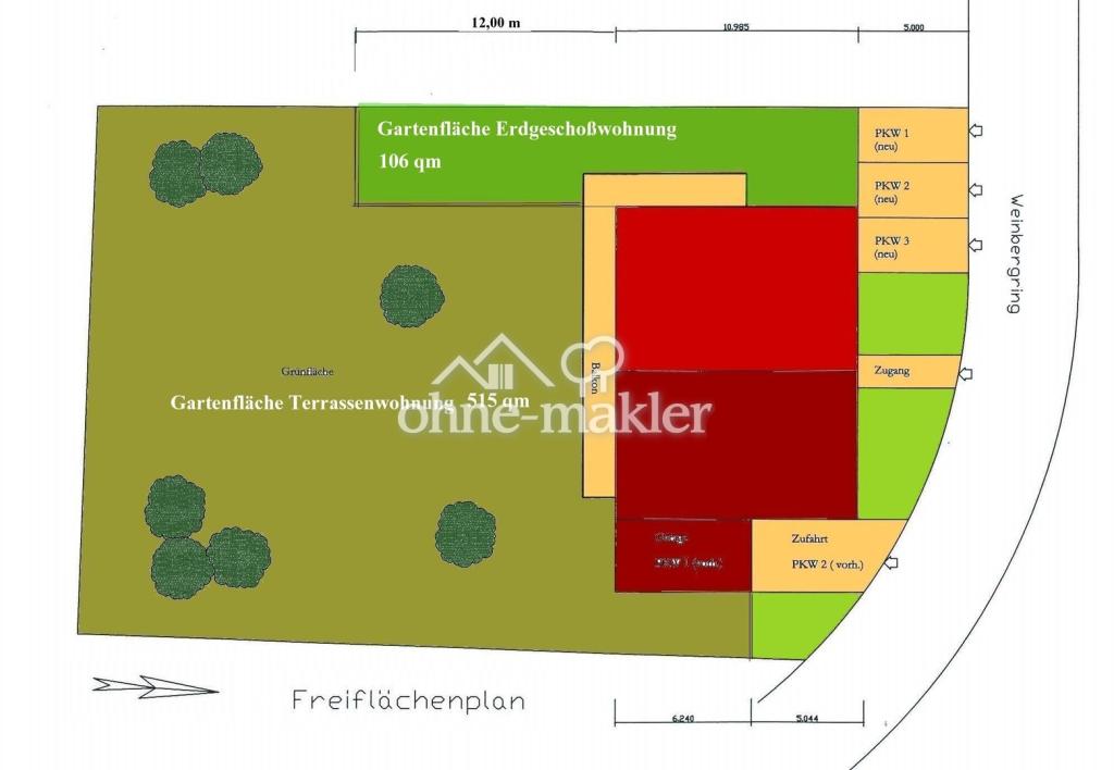 Komfortable 4-Zi-Terrassen-Wohnung in Traumlage von Langenselbold zu vermieten - Photo 4