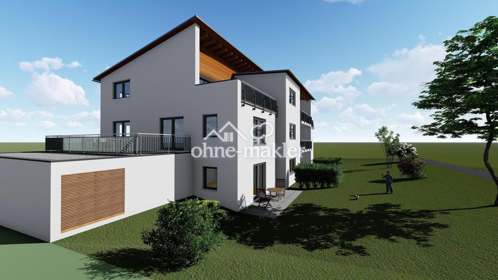 Großzügige 3-Zimmer-Wohnung mit 27 m² Dachterrasse und Einbauküche in zentraler Lage von Bayerbach - Foto 3