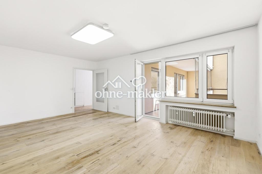Helle 2,5-Zimmer-Wohnung mit großem Südwestbalkon und EBK - Foto 2