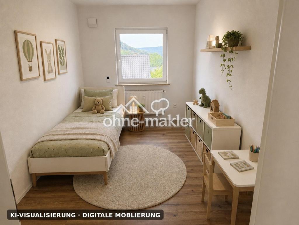 Modernisierte 4-Zimmer-Wohnung mit großem Balkon, Einbauküche & Weitblick in Neckargemünd-Dilsberg - Photo 4