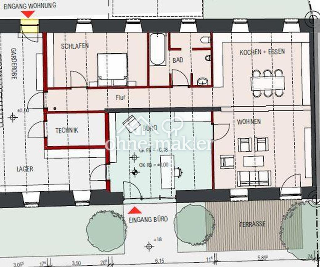 Einzigartige 3-Zimmer-Wohnung - Foto 1