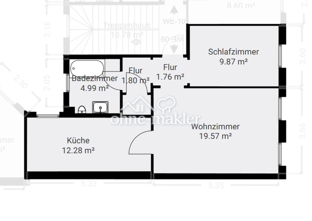 Sanierte 2-Zimmer-Altbauwohnung in Magdeburg-Sudenburg (W09) - Photo 5