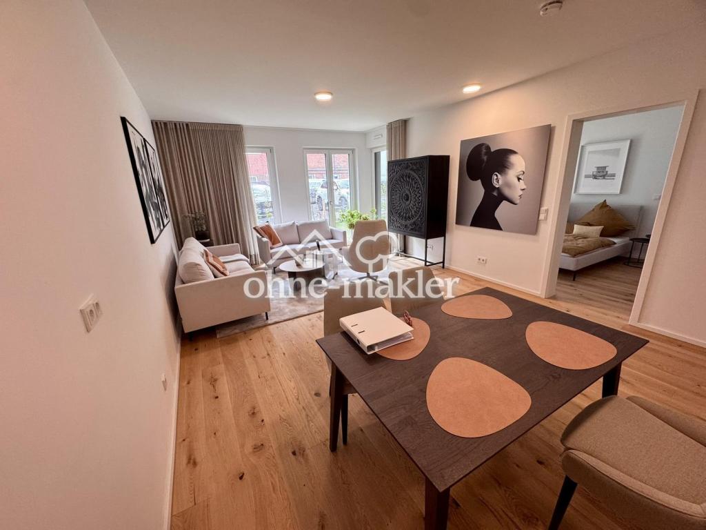 Möbelierte Neubau 2-Zimmer Wohnung mit sonniger Terrasse und Garten - Photo 1