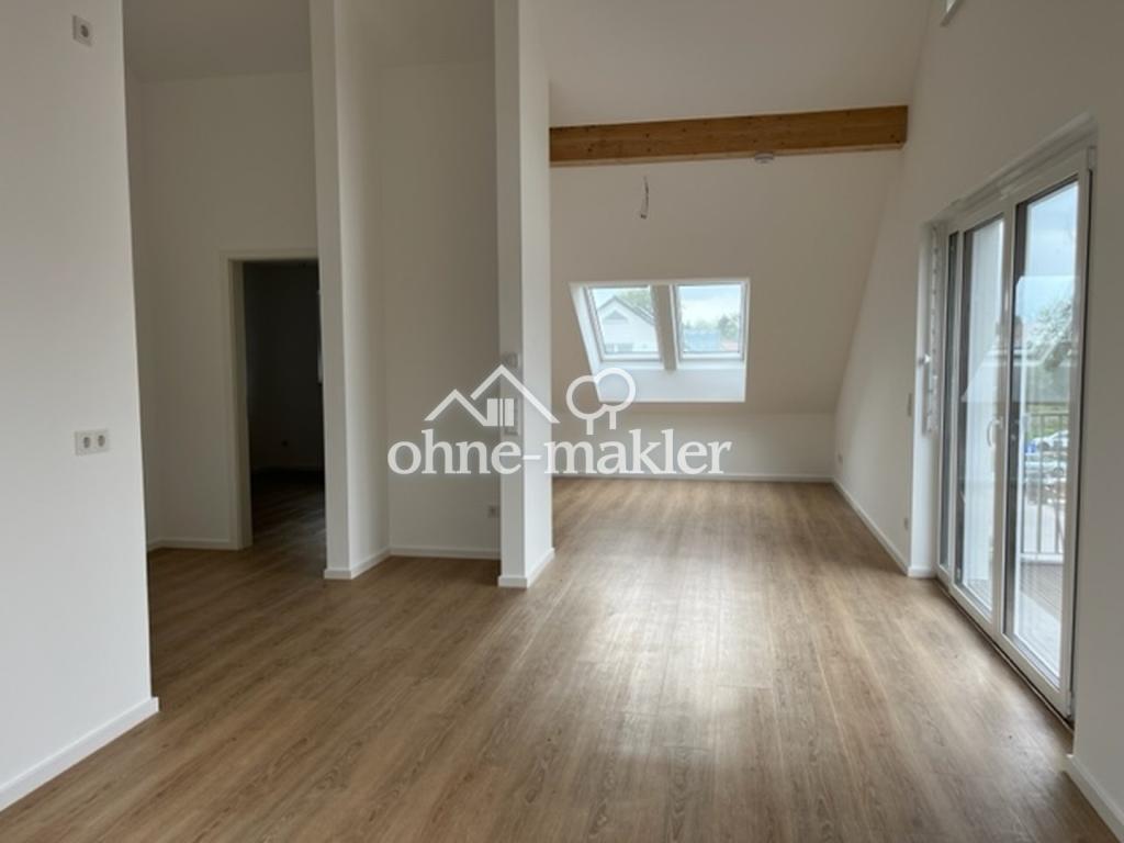 KfW 55 Plus Neubau: Helle 2-Zi.-Dachgeschosswohnung mit Balkon in Mittenwalde - Foto 1