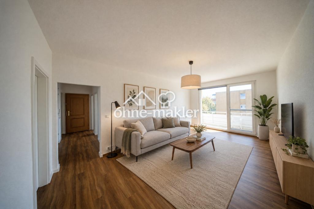 Erstbezug nach Komplettsanierung – 4-Zi.-Wohnung mit Balkon & neuer Klimaanlage in Bitterfeld - Foto 2
