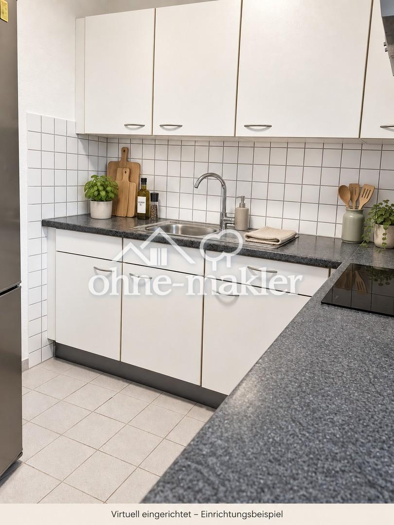 Helle 2-Zimmer-Wohnung mit Einbauküche, Balkon und Tiefgaragenstellplatz - Photo 5