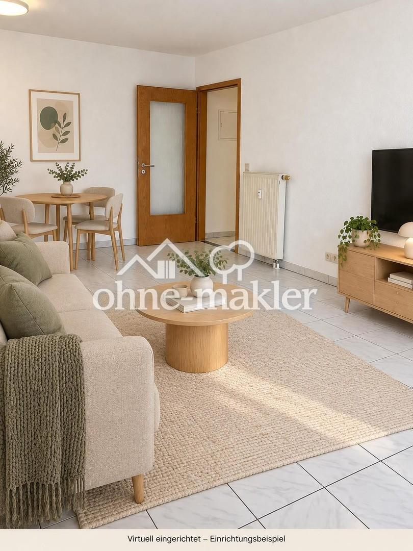 Helle 2-Zimmer-Wohnung mit Einbauküche, Balkon und Tiefgaragenstellplatz - Photo 1