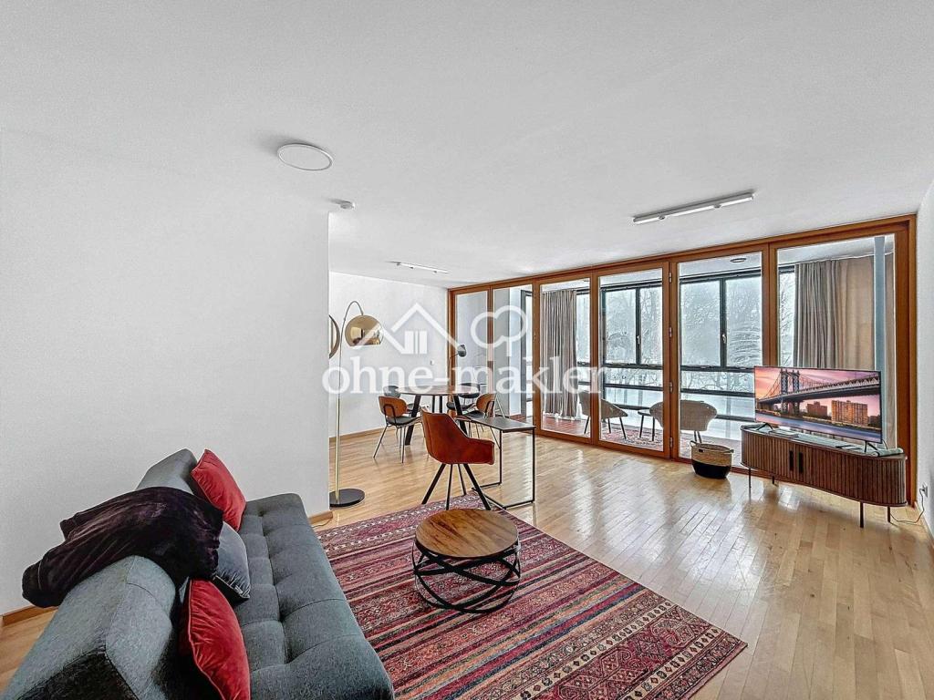 Wohnen am Wasse – Moderne, komplett möblierte Wohnung mit eigenem Stellplatz - Foto 1