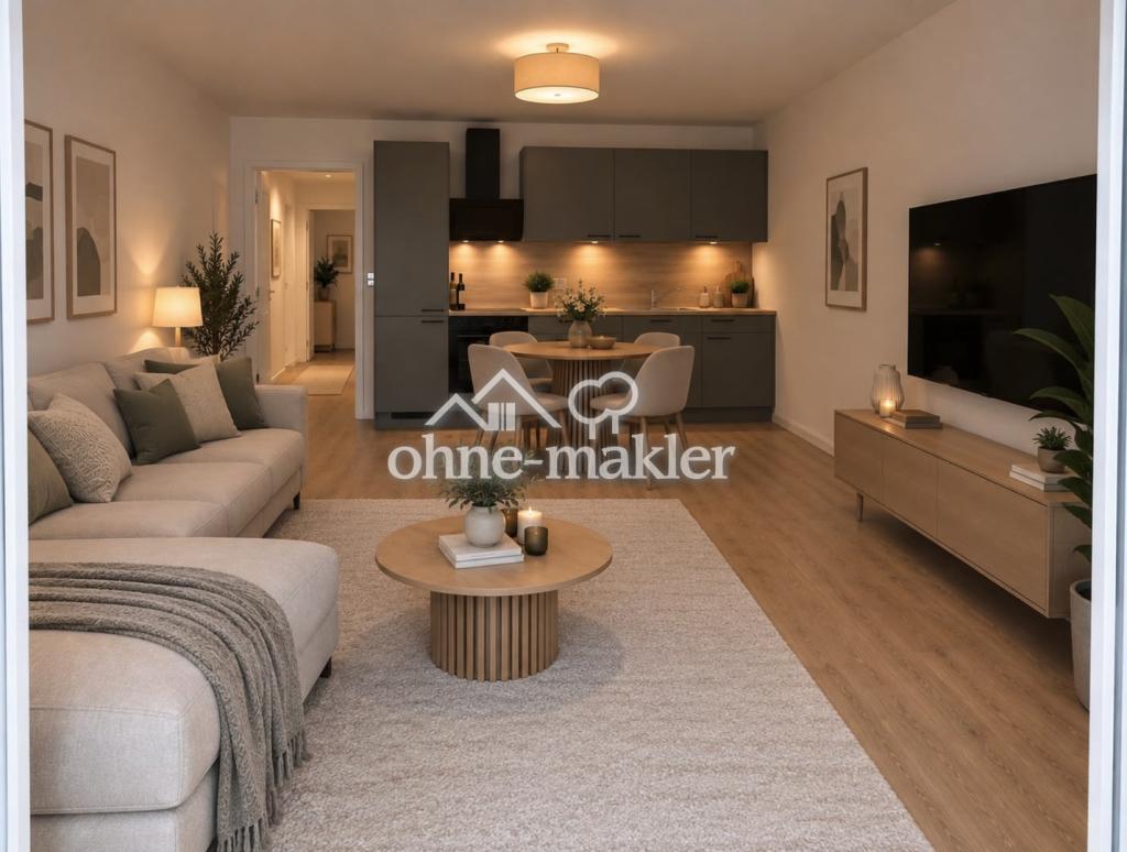 Kernsanierte 2-Zimmer-Wohnung mit großzügiger Terrasse in ruhiger Lage! - Foto 2
